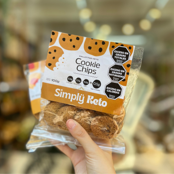 Producto - SIMPLY KETO Cookies de vainilla con Chips
