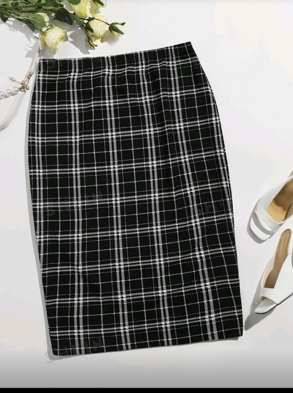 Producto - Falda cuadrille importada (Talle XXL)