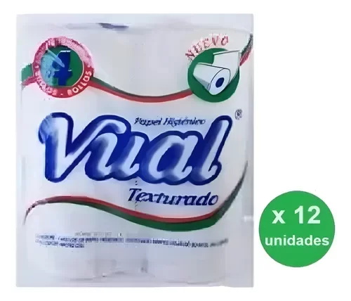 Producto - Papel higienico VUAL TEXTURADO 4 x 30m