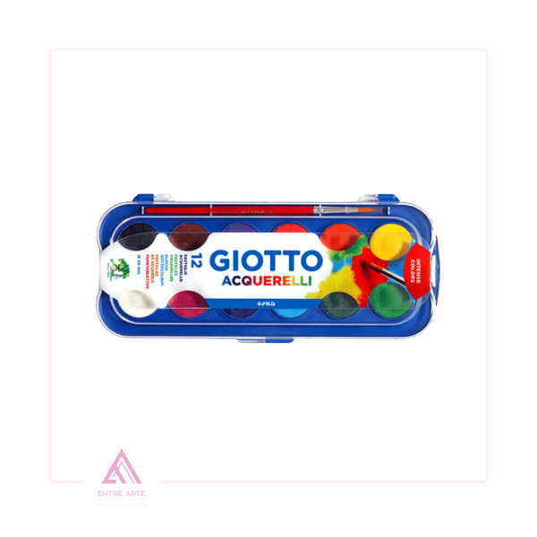 Producto - GIOTTO acuarela x 12 colores con pincel