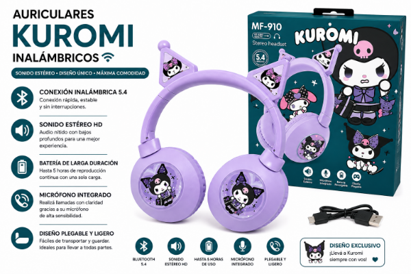 Producto - Auricular Kuromi