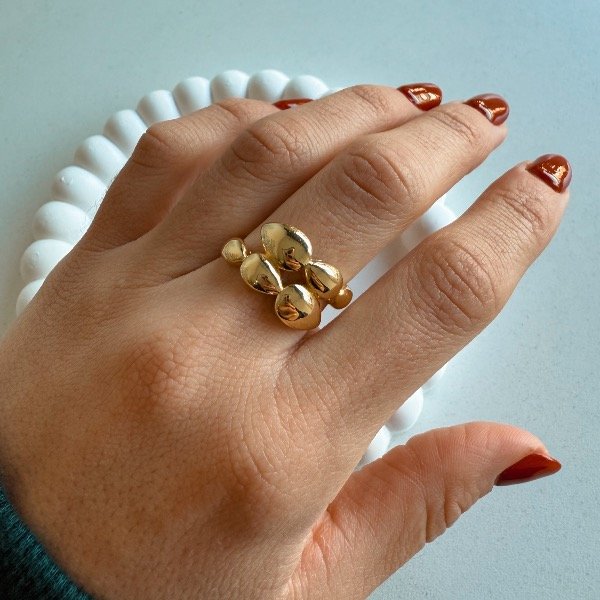 Producto - Anillo AMYRA dorado