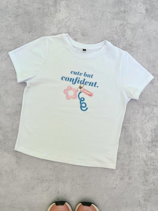Producto - Baby tee cute blanca