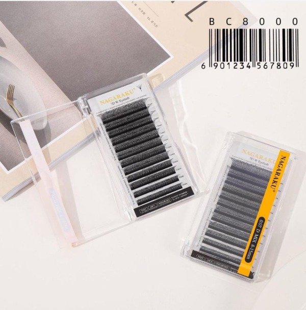 Producto - EXTENSIONES DE PESTAÑAS TECNOLOGICAS 7D W NAGARAKU 0.07D MIX