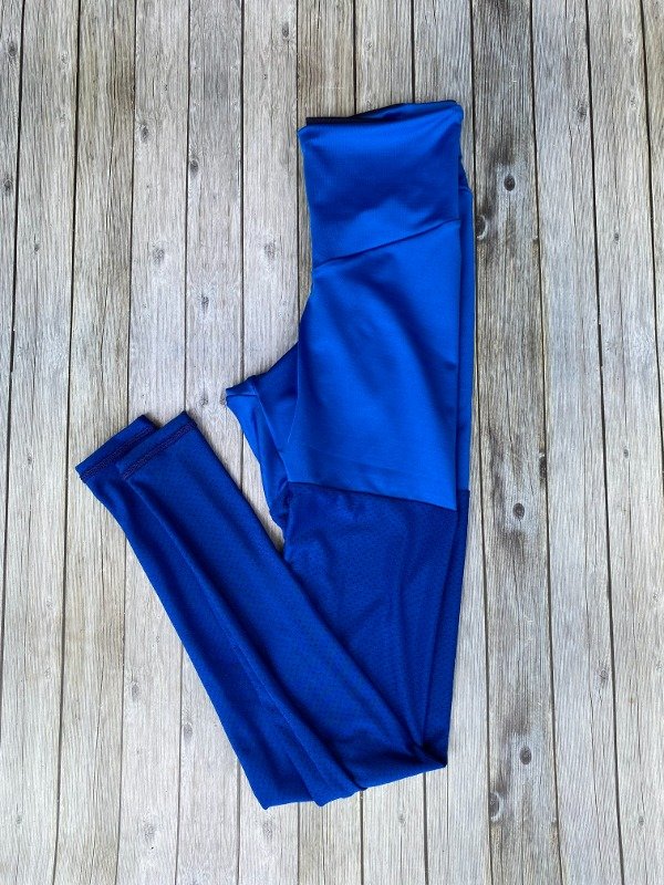 Calza larga dryfit azul francia (bien larga)