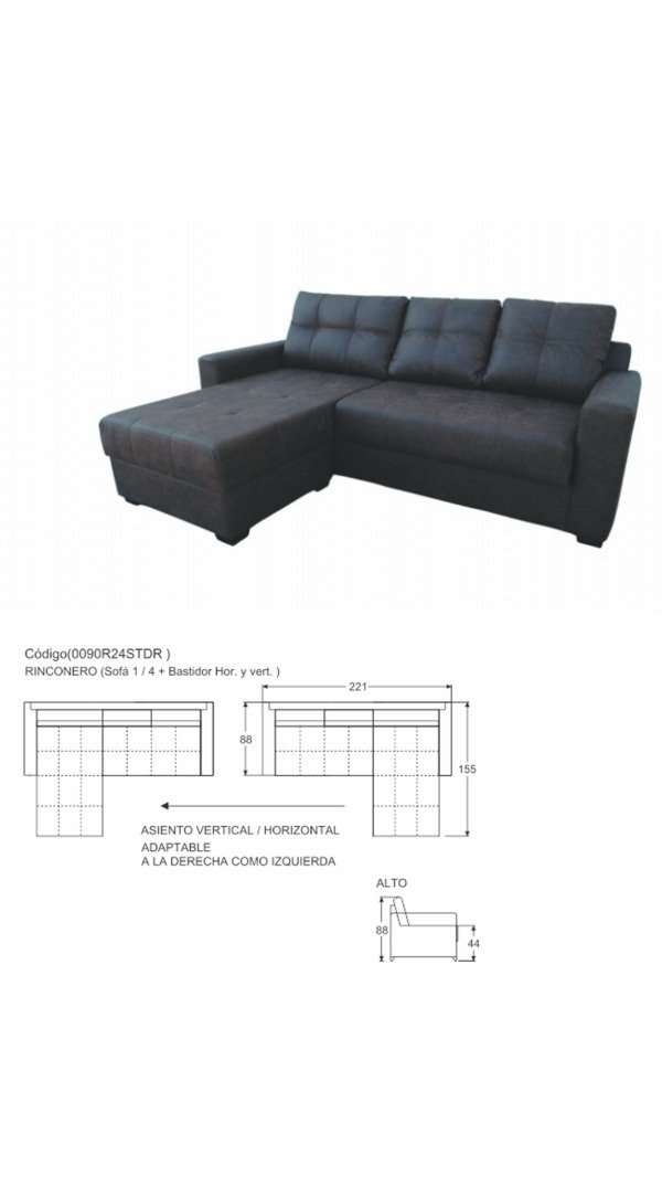 Producto - DONATO RINCONERO ALMOHADON FIJO - SYDNEY PIEDRA