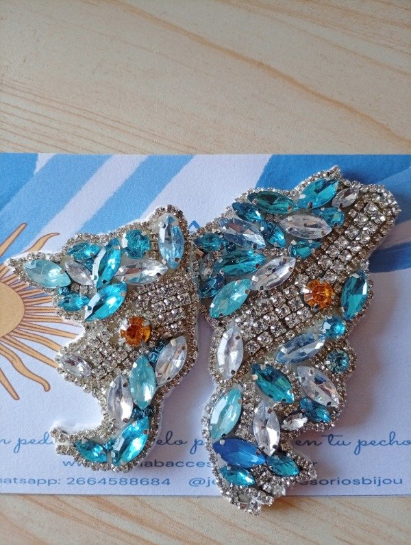 Producto - Broche prendedor aplique Malvinas argentinas austral - 4