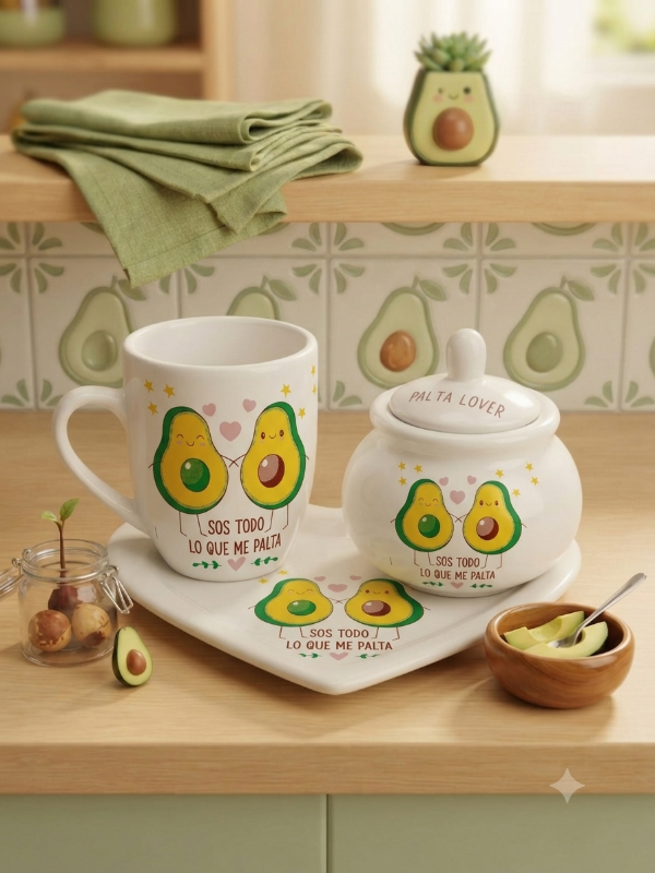 Producto - COMBO SET TAZA BOMBE+RECIPIENTE+BANDEJA X6 - 19