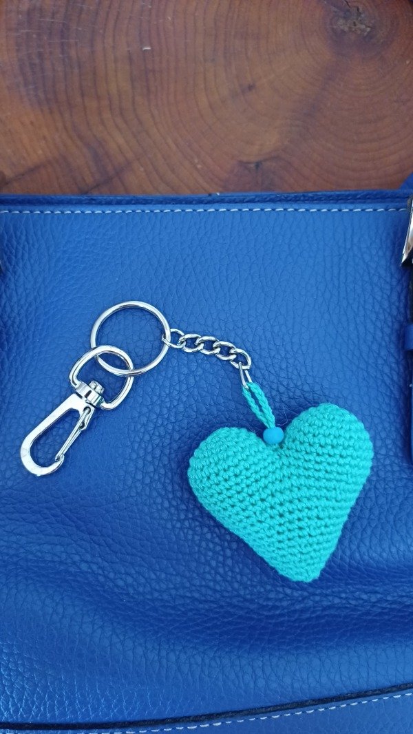 Producto - Multiuso Corazón Verde Aguamarina - Multipurpose Aquamarine Green Heart