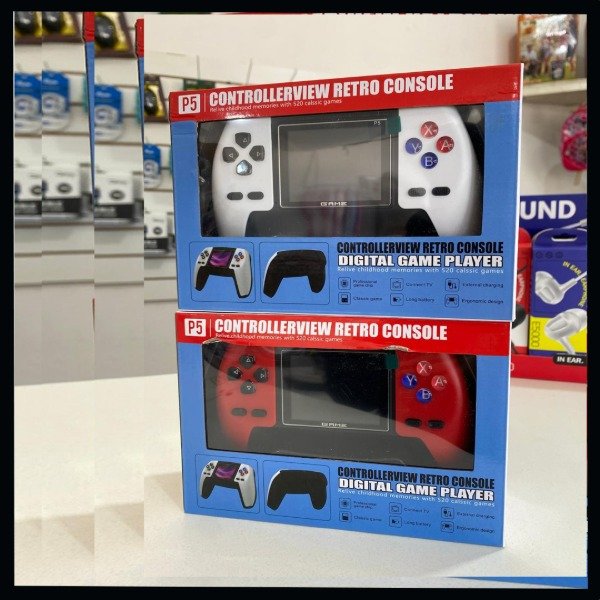Producto - CONSOLA DE JUEGOS PORTÁTIL RETRO P5 GAME BOX 520 JUEGOS