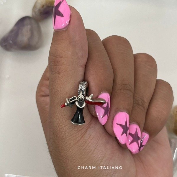 Producto - Dije charm italiano para pandora labial tacón vestido