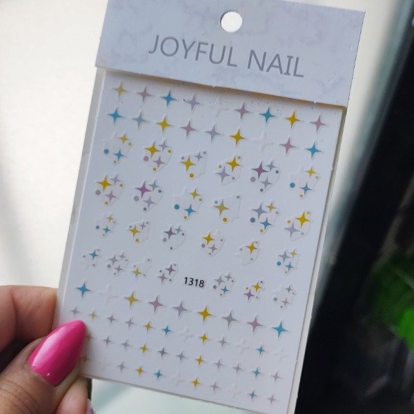 Producto - Sticker 772 Estrellas 4 puntas colores