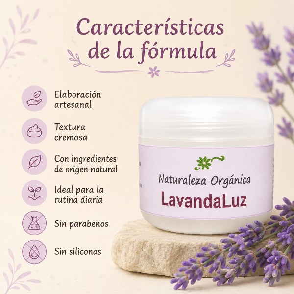 Producto - Crema LavandaLuz - Cicatrizante y Antiséptica Natural para tu Piel - 5
