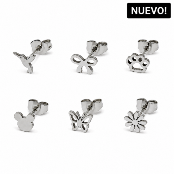 Producto - PACK CUTE PLATEADO - 6 UNIDADES