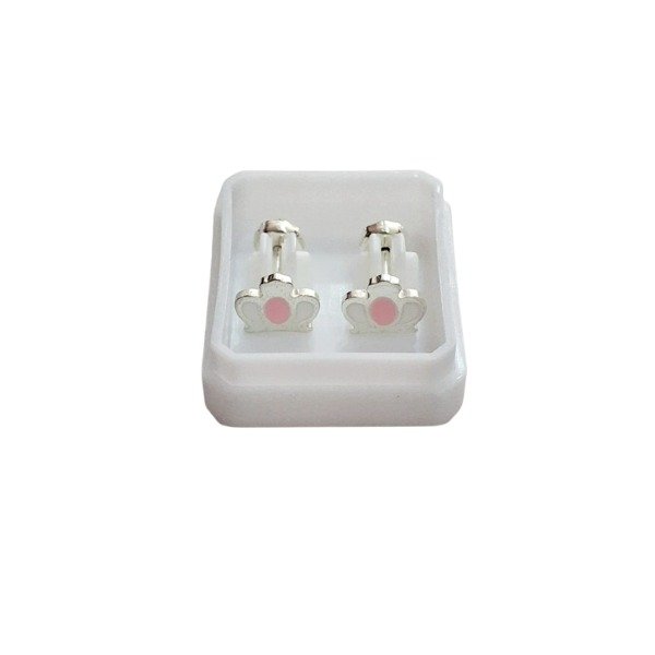 Producto - Abridores acero blanco Flor rosa