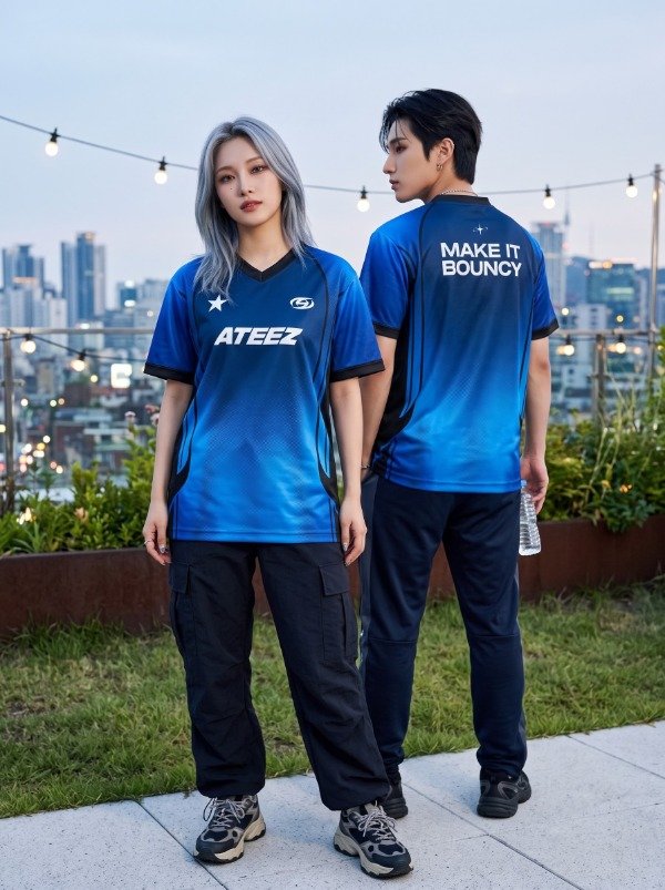 Producto - REMERA ATEEZ - Bouncy Blue - 1