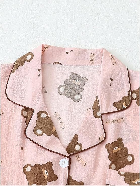 Producto - Conjunto de pijama de 2 piezas Pink Bear - 3