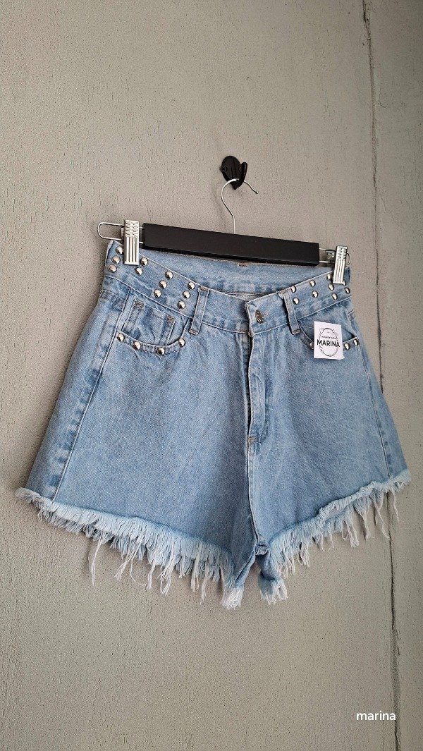 Producto - Short celeste con tacha - 0