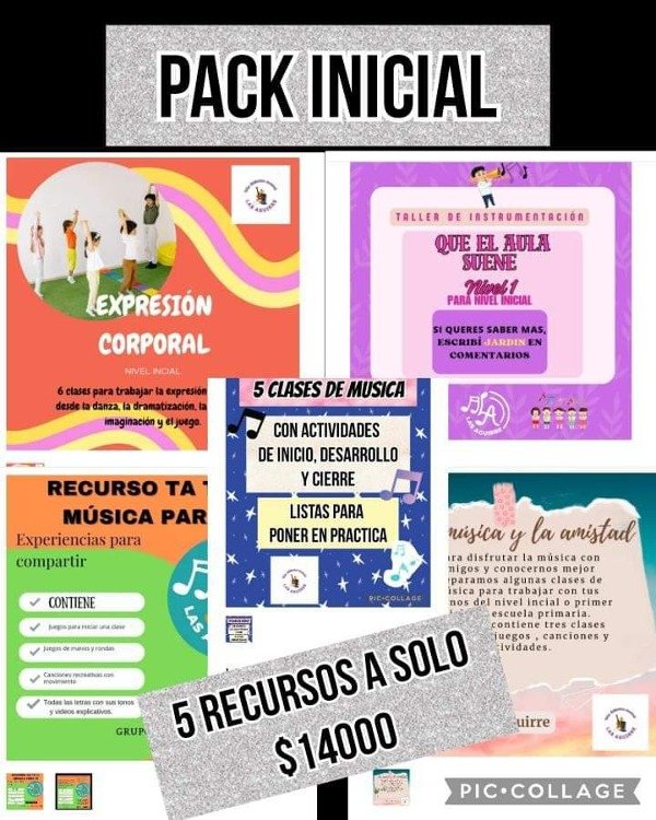 Producto - Pack de actividades de nivel inicial