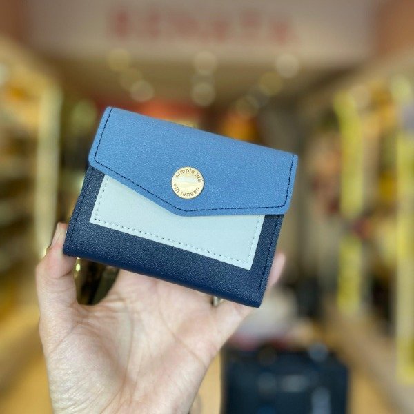 Producto - Mini Billetera Pía Azul