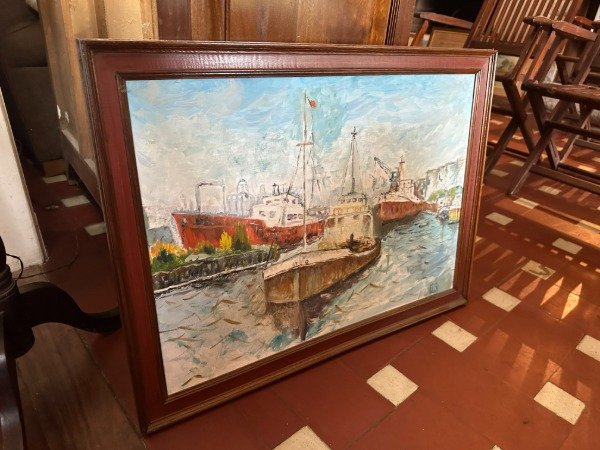 Producto - OLEO BOTES G.S 69x49 MARCO MADERA 79x59 #11237