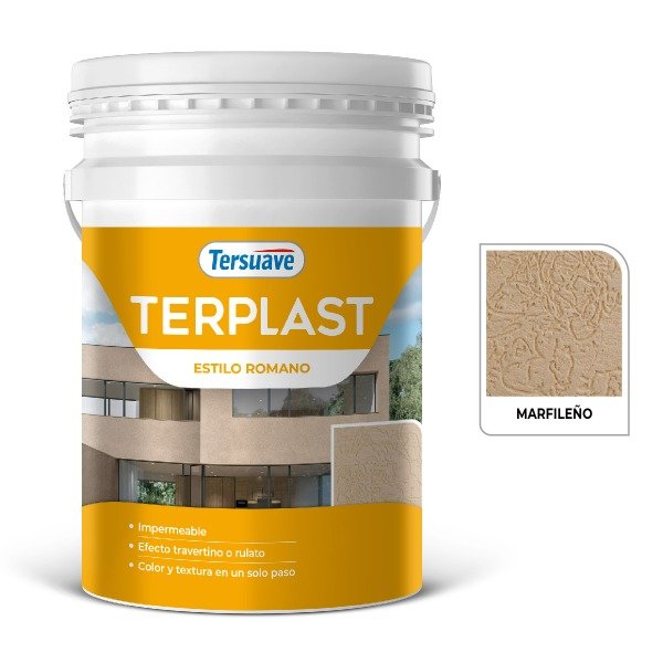 Producto - Terplast Romano Mediano Marfileño x 25 kgs