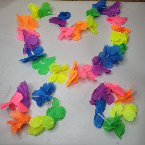 Producto - Collar con dos pulceras flores x 6 combos
