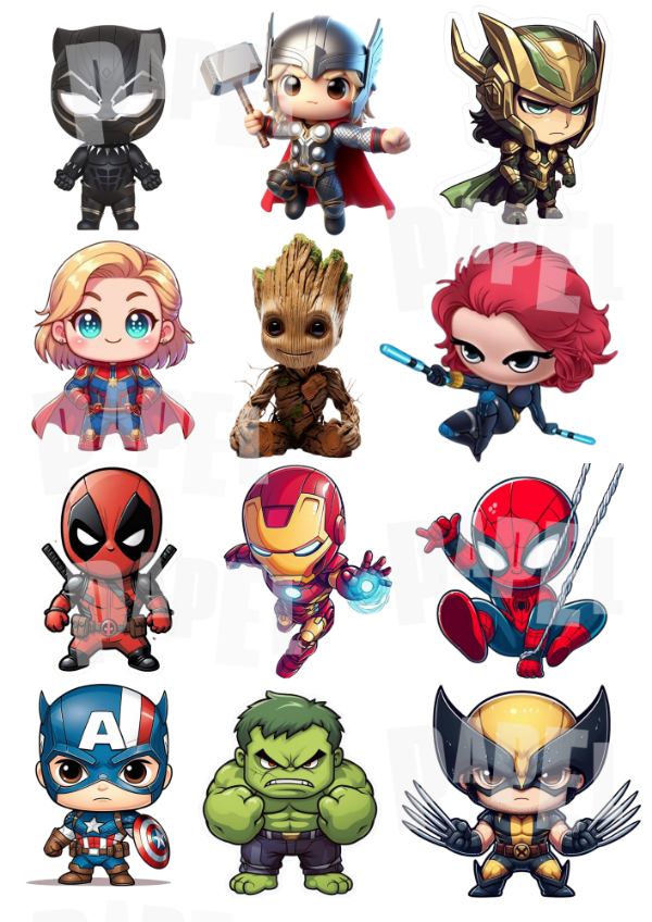 Producto - PLANCHA HÉROES