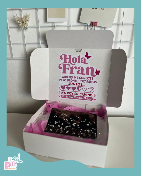 Producto - box + remera personalizada con sorpresa/propuesta - 1