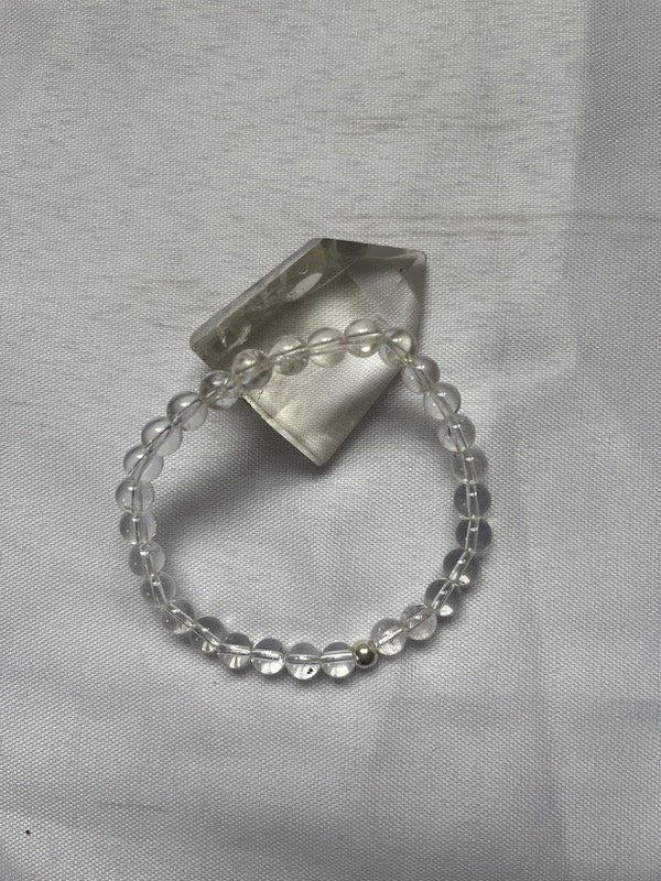 Producto - Pulsera cuarzo cristal con plata 925