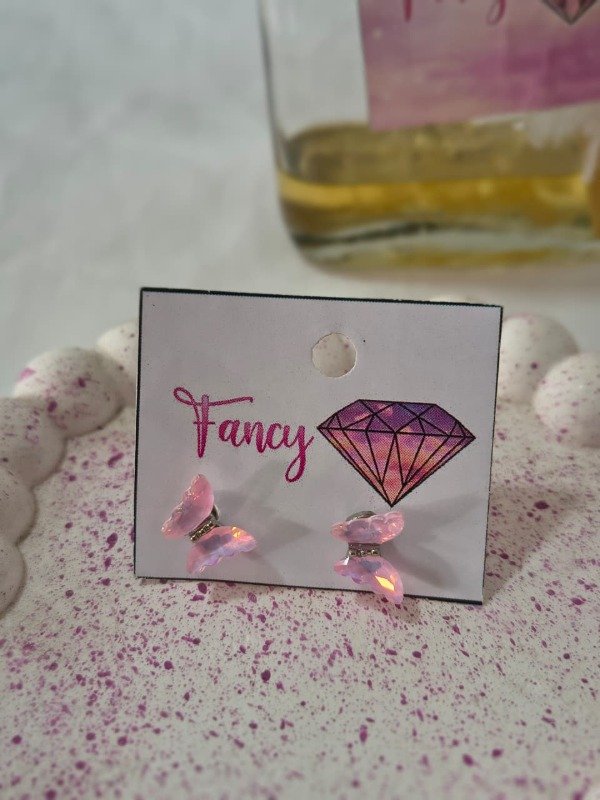Producto - Aritos mariposa rosa
