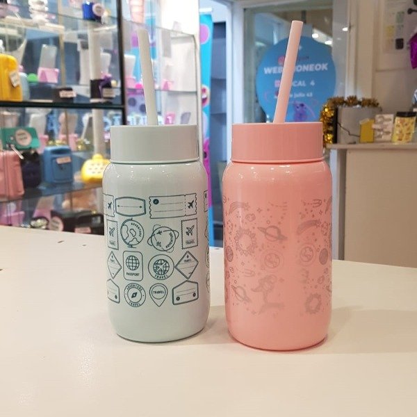 Producto - Botella MINI deportiva de Plástico con sorbete 400ml