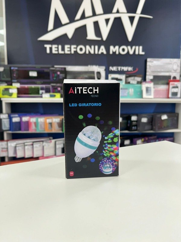 Producto - Lampara Giratoria 360 Luz RGB Aitech AILD102052M