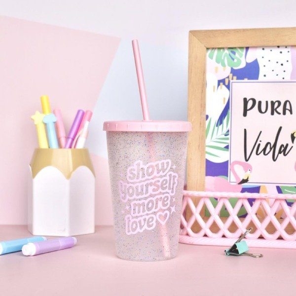 Producto - VASO CON SORBETE FRASES COD 981