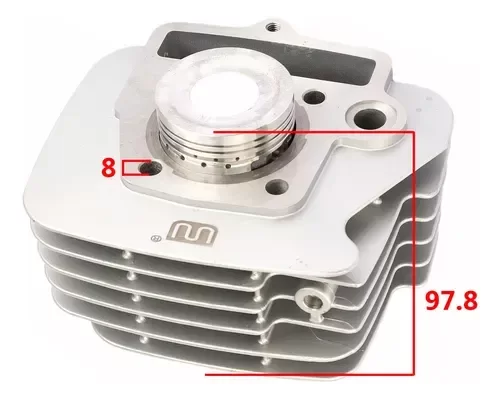 Producto - Kit Cilindro + Piston Gilera Smash 110 / Motomel Trip 110 50