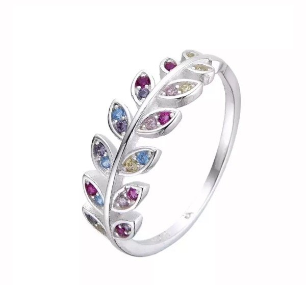 Producto - Anillo Plata 925 - laure con colores