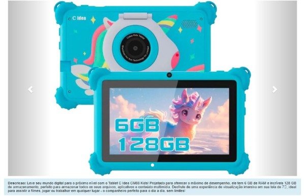 Producto - Tablet KIDS C idea