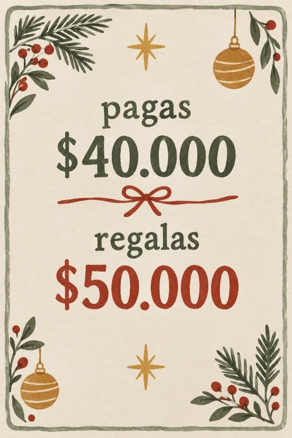 Producto - Gift card pagá 40mil y regalá 50mil! - 0