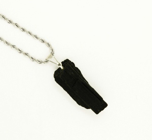 Producto - TURMALINA NEGRA CHICA ACERO QUIRURGICO