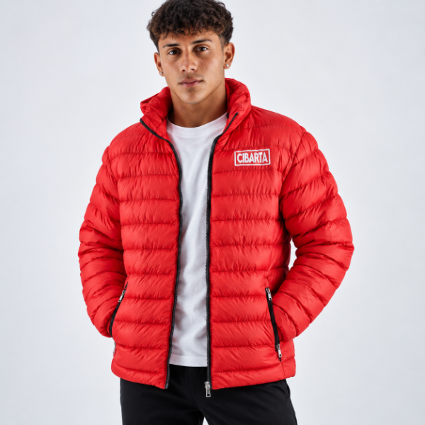 Producto - Campera Rellena North Roja - 1