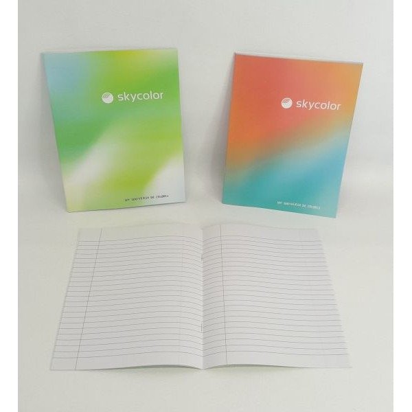 Producto - CUADERNO TAPA FLEX 16X21 48HOJAS SKYCOLOR