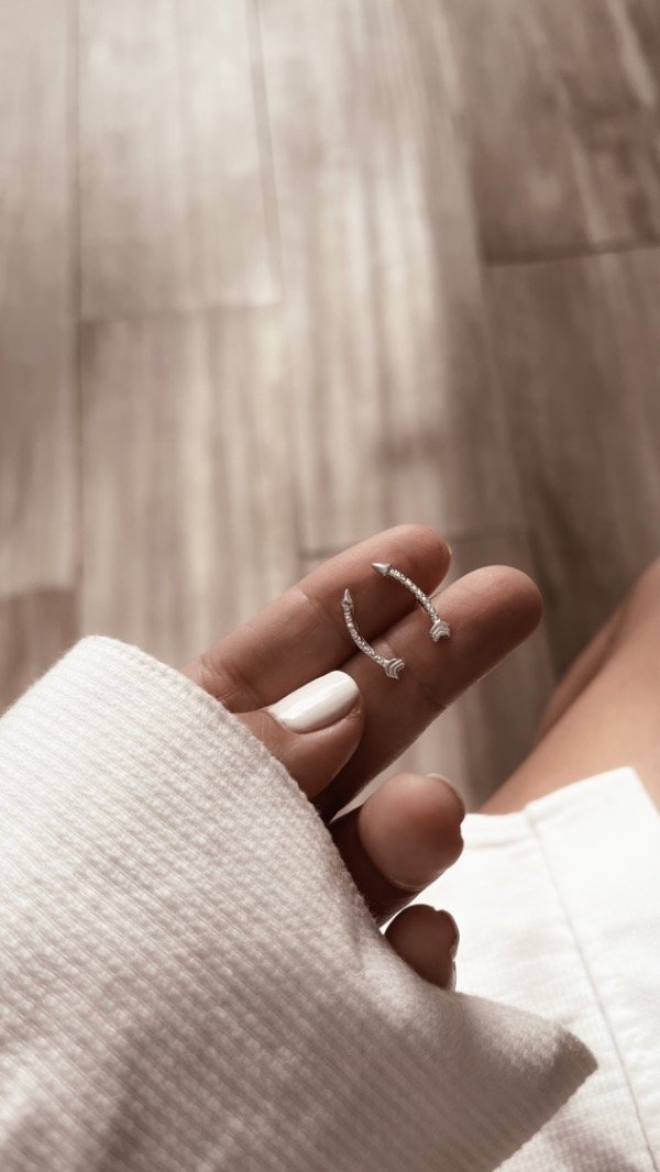 Producto - Aros flechas Plata 925