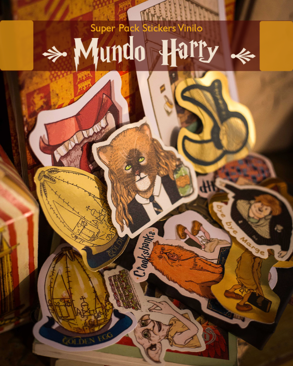 Producto - Super Pack stickers vinilo "Mundo Harry"
