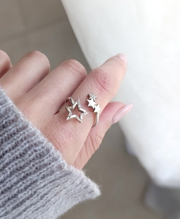 Producto - Anillo regulable estrellas - 0
