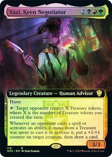 Producto - Vazi, Keen Negotiator (Extended Art Foil)
