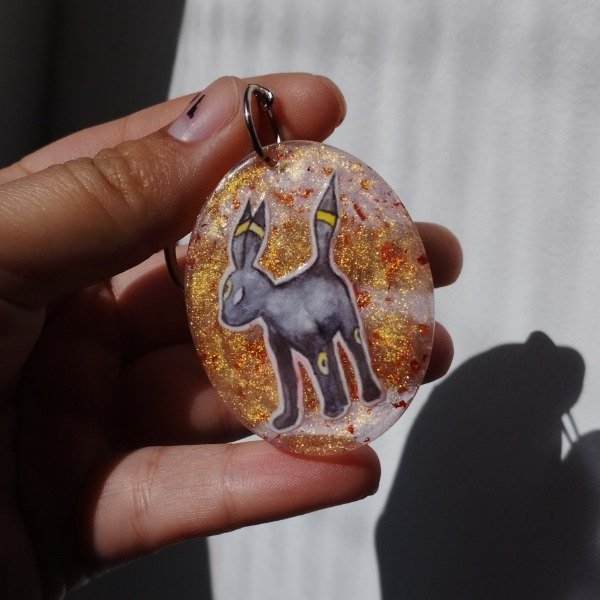 Producto - Llavero resina y DTF Umbreon (Pokemon)