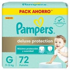 Producto - PAMPERS DELUXE TALLE G X 72