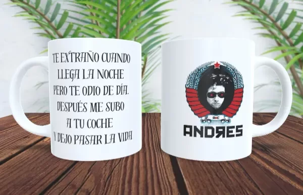 Producto - Taza - andres calamaro frase 8