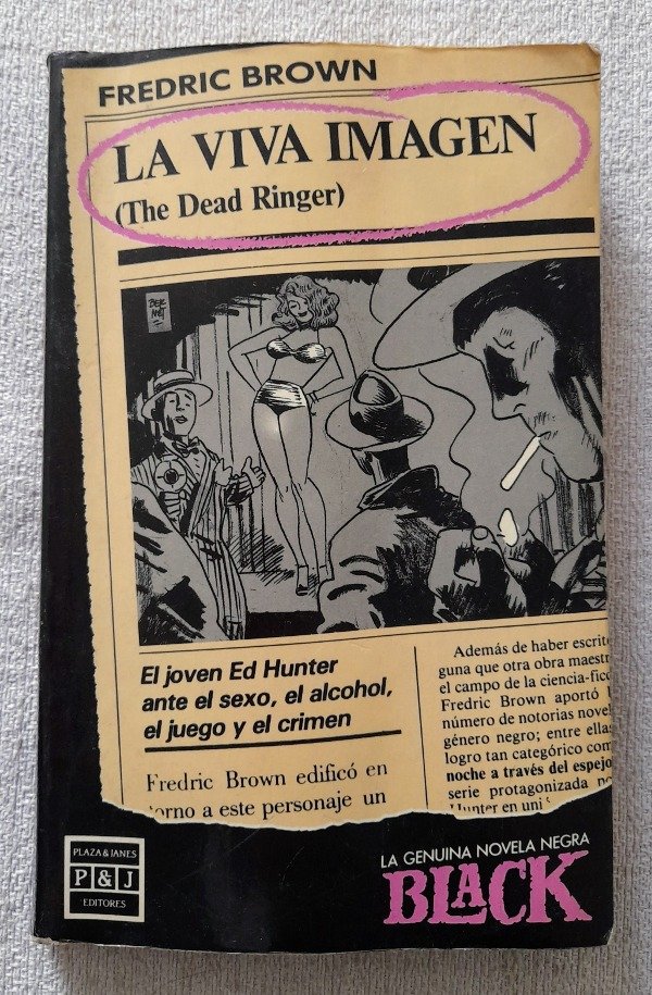 Producto - La Viva Imagen - Fredric Brown - Genuina Novela Negra Black #6