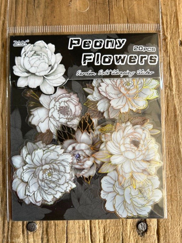 Producto - Paquetitos de Stickers Flores C/Foil - 6